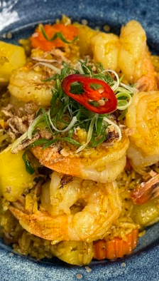 Pineapple Prawns Fried Rice