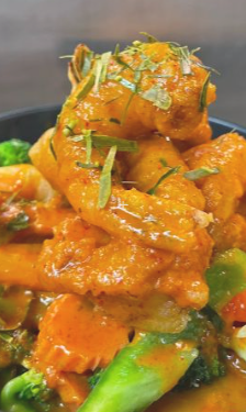 Thai Choo Chee Crispy Prawns 🌶️