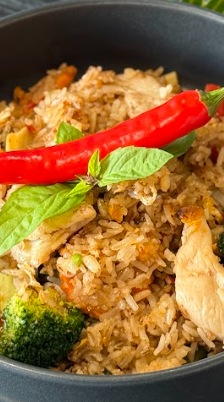Chilli & Basil fried rice 🌶️