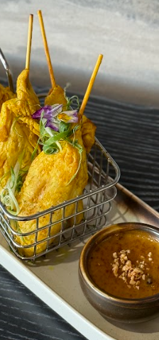 Satay Chicken (4pcs)