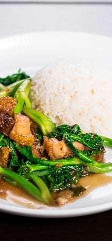 Broc belly with rice (Lunch)
