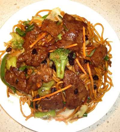 Beef Black Bean Sauce With Noodle 